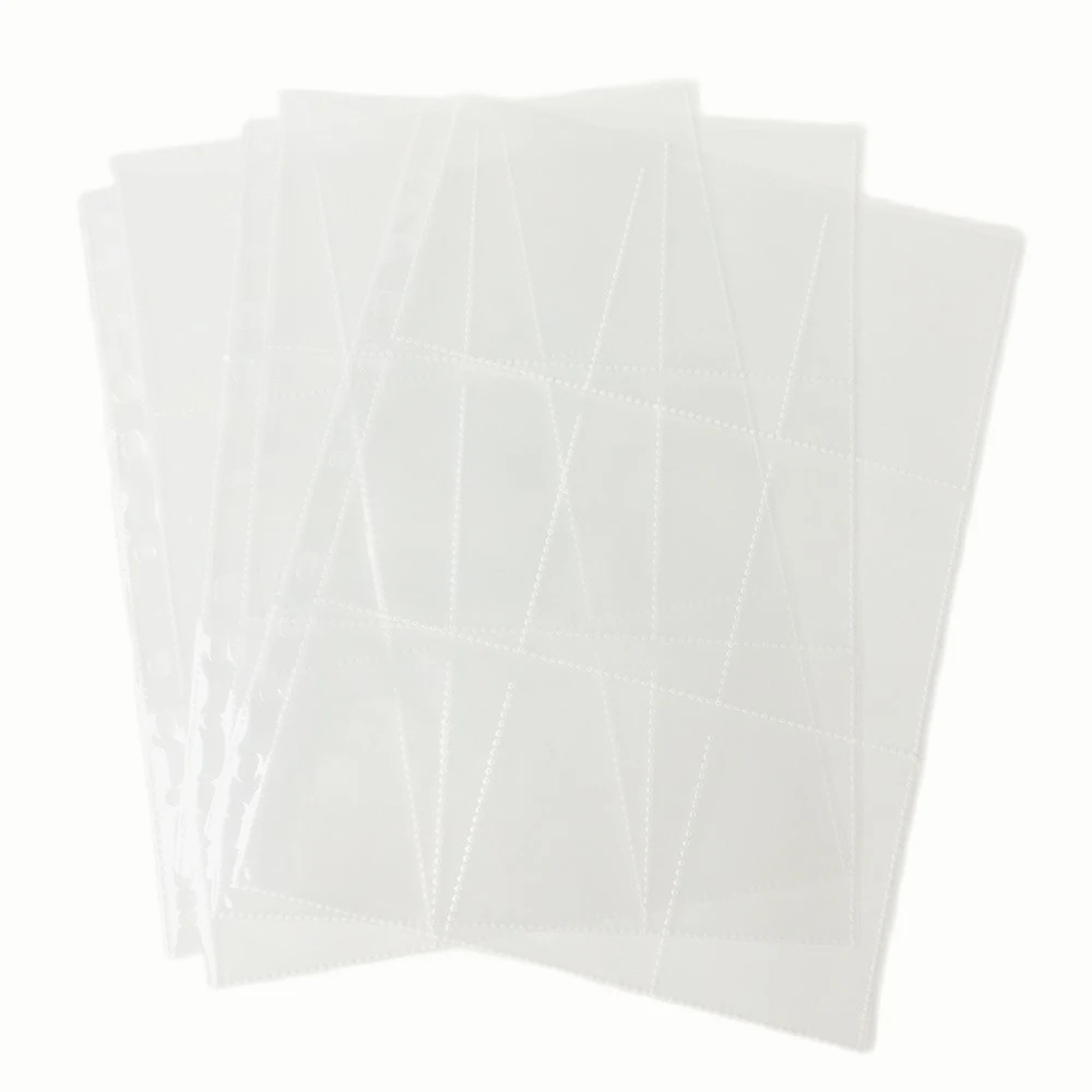 10 pages/Lot 90 Pockets Top Insert Clear Card Pages For Starndard Board Game Cards Loading Collection | Спорт и развлечения
