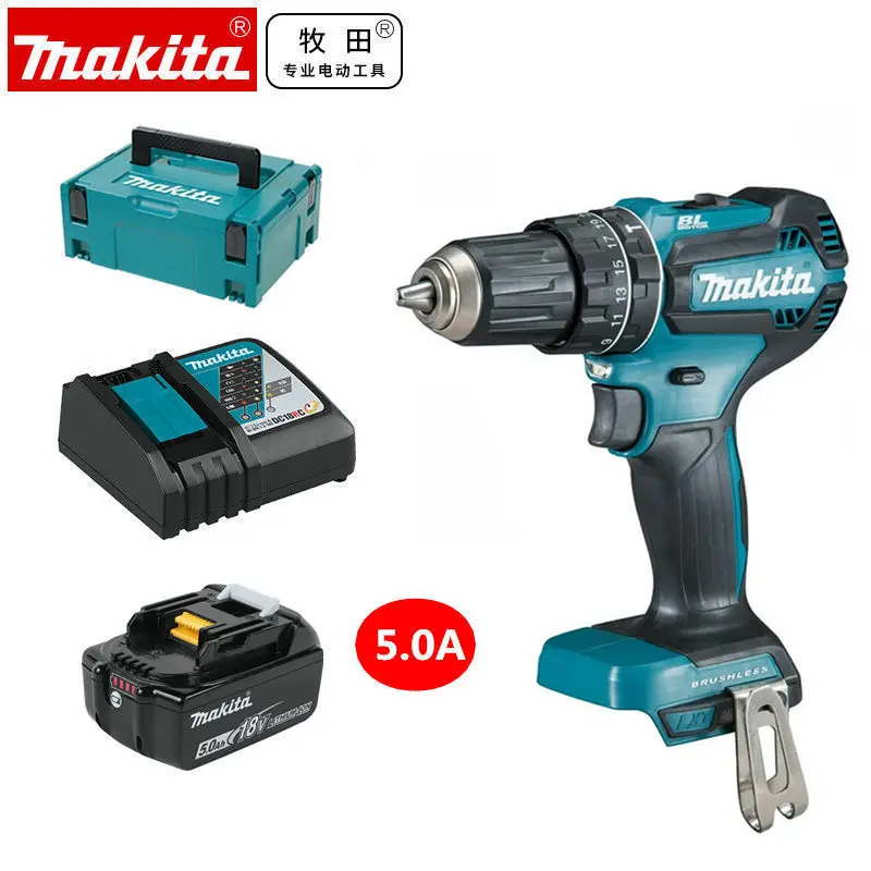 DHP185 E Makita DHP485 DHP485Z DHP485SFJ 18 в LXT литий-ионный бесщеточный Combi молоток дрель-голый RP DHP484 - Цвет: DHP185 E