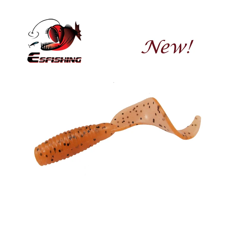 KESFISHING рыболовные приманки с одним хвостом CT60 60 мм 1 8 г 10 шт. Мягкая приманка для