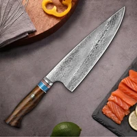 damascus butcher knives sharp blade chef knife vg10 damascus steel kitchen chef knives utility cooking tools