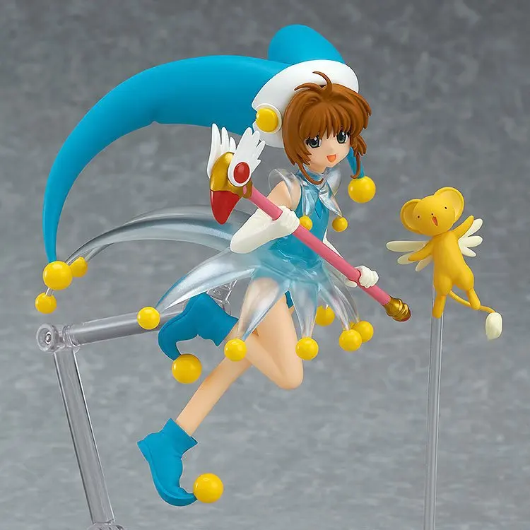 13 см аниме карточка Captor Sakura FigFIX 008 Kinomoto Sakura: боевой костюм Ver. Экшн фигурка из ПВХ