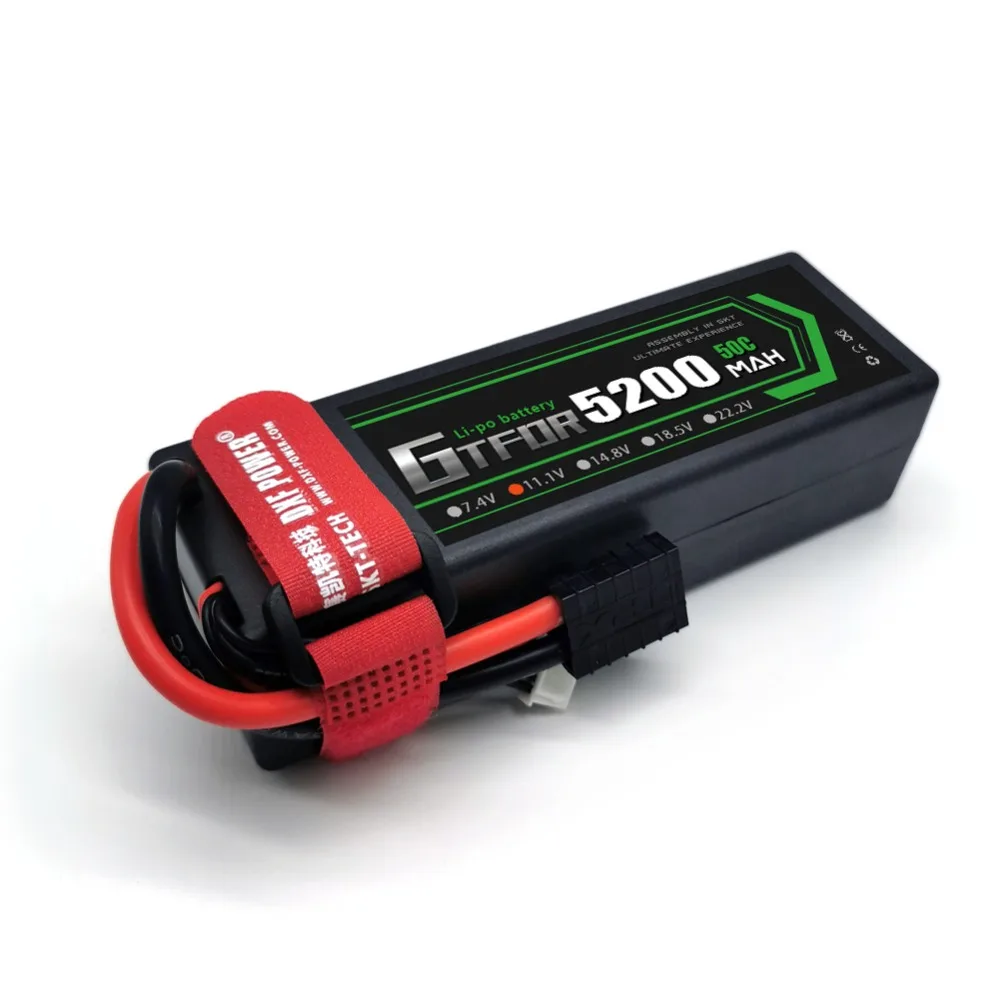 GTFDR 11,1 v 5200mah 50C 3s max 100C 3,7 V 1000mah 25C max60C запасные части для радиоуправляемого дрона traxxas
