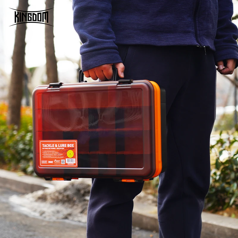 

Fishing Tackle Boxes Large Capacity Double Layer Multifunctional Portable Reel Line Lure Tool Storage Carp Fishing Box