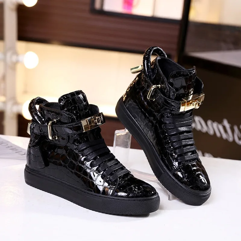 Женские высокие кроссовки Stylesowner осенняя повседневная обувь из натуральной кожи