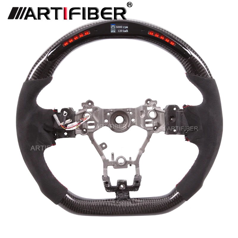 

100% Real Carbon Fiber LED Steering Wheel for Subaru STI