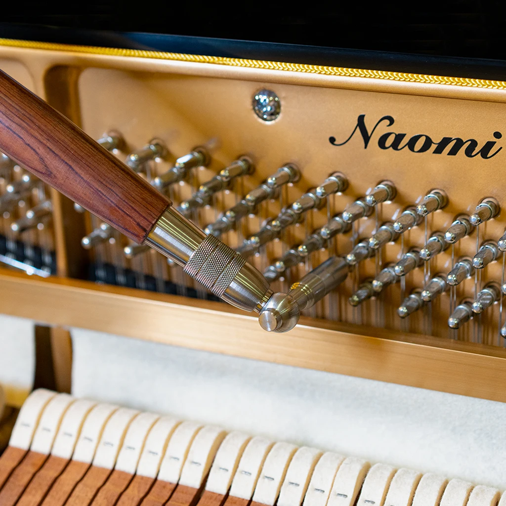 Piano Tuning Wrench Maple/Rosewood/Sandalwood Handle Square Shape Tip Stainless Steel Hammer Star-shaped Tip Spanner Tool