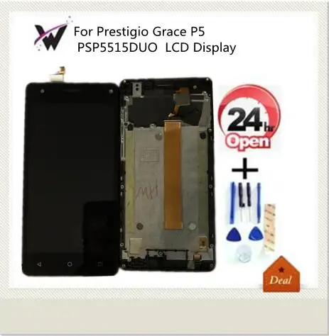ЖК-дисплей 5 0 дюйма для Prestigio Grace P5 PSP5515DUO PSP5515 кодирующий преобразователь