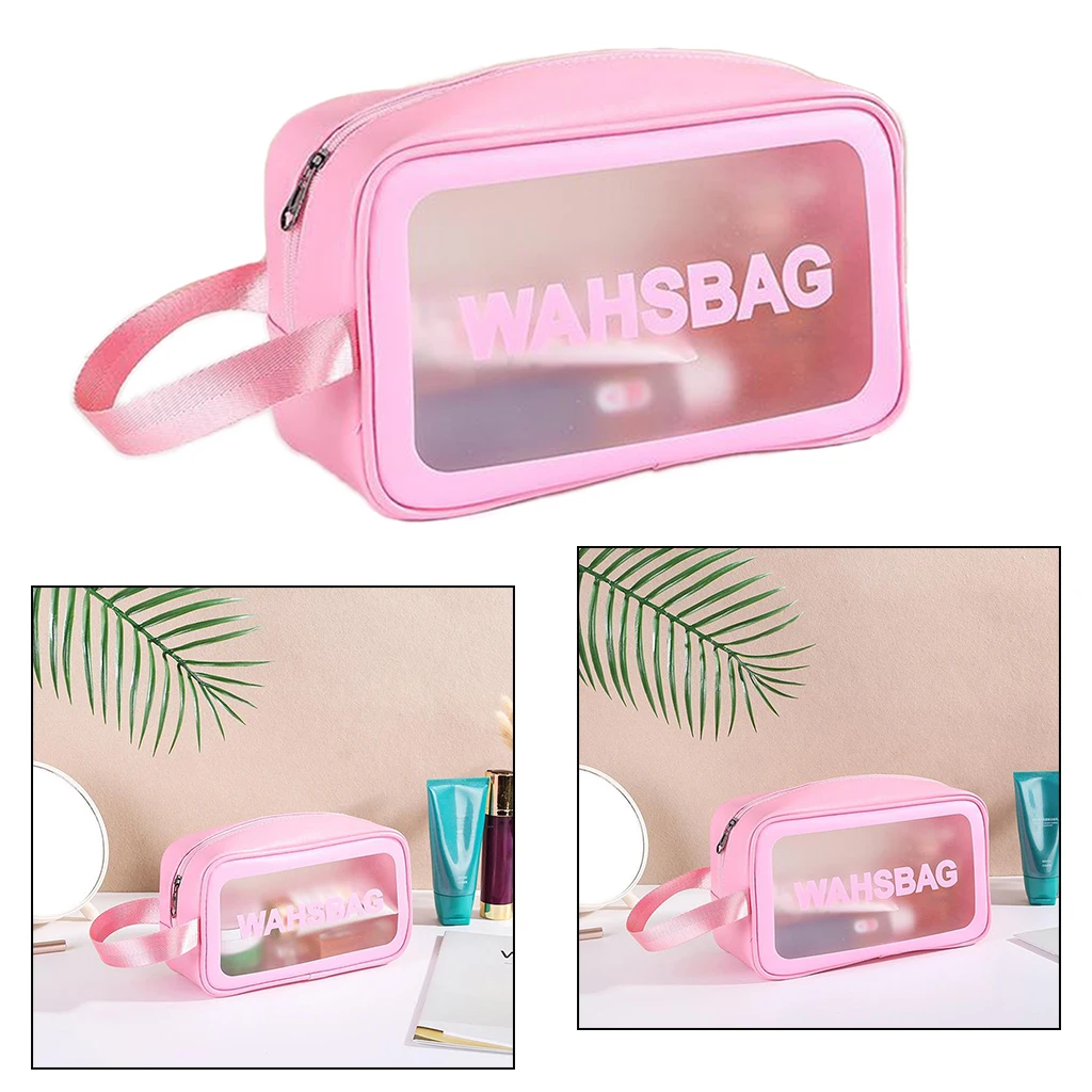 

Transparent PVC Storage Bags Travel Organizer Clear Makeup Bag Cosmetic Bag Toiletry Bag