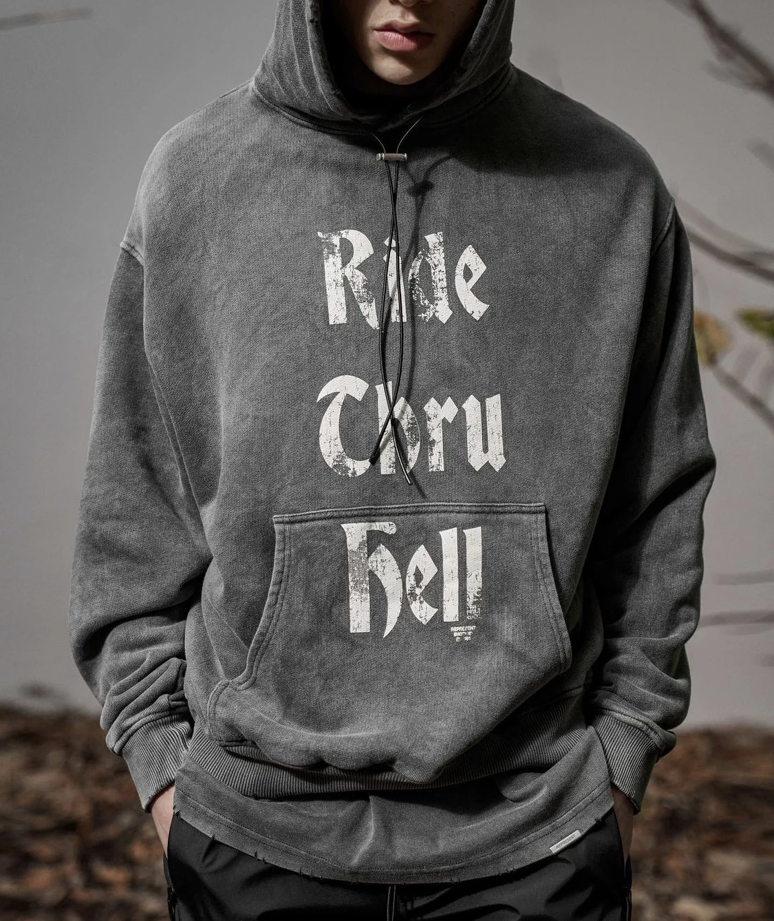

Vintage Represent Hoodie Men Women 1:1 High Quality Pullovers Represent Tee Washed Tops Oversized Sweatshirts