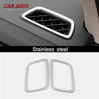for honda cr v crv 2017 2020 car front conditioner air outlet frame panel cover trim stainless steel car styling accessories