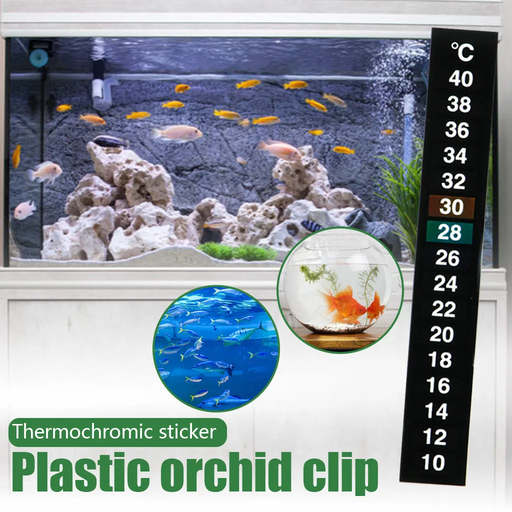 Цифровой аквариум термометр для аквариума температурный стикер двойные весы