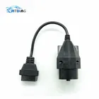 Бесплатная доставка адаптер OBD II для BMW 20 pin к OBD2 16 PIN разъем e36 e39 X5 Z3 для BMW 20 pin