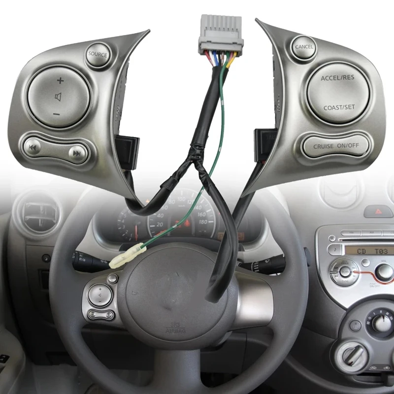 Кнопка управления на руль автомобиля круиз-контроль кнопка громкостью для Nissan