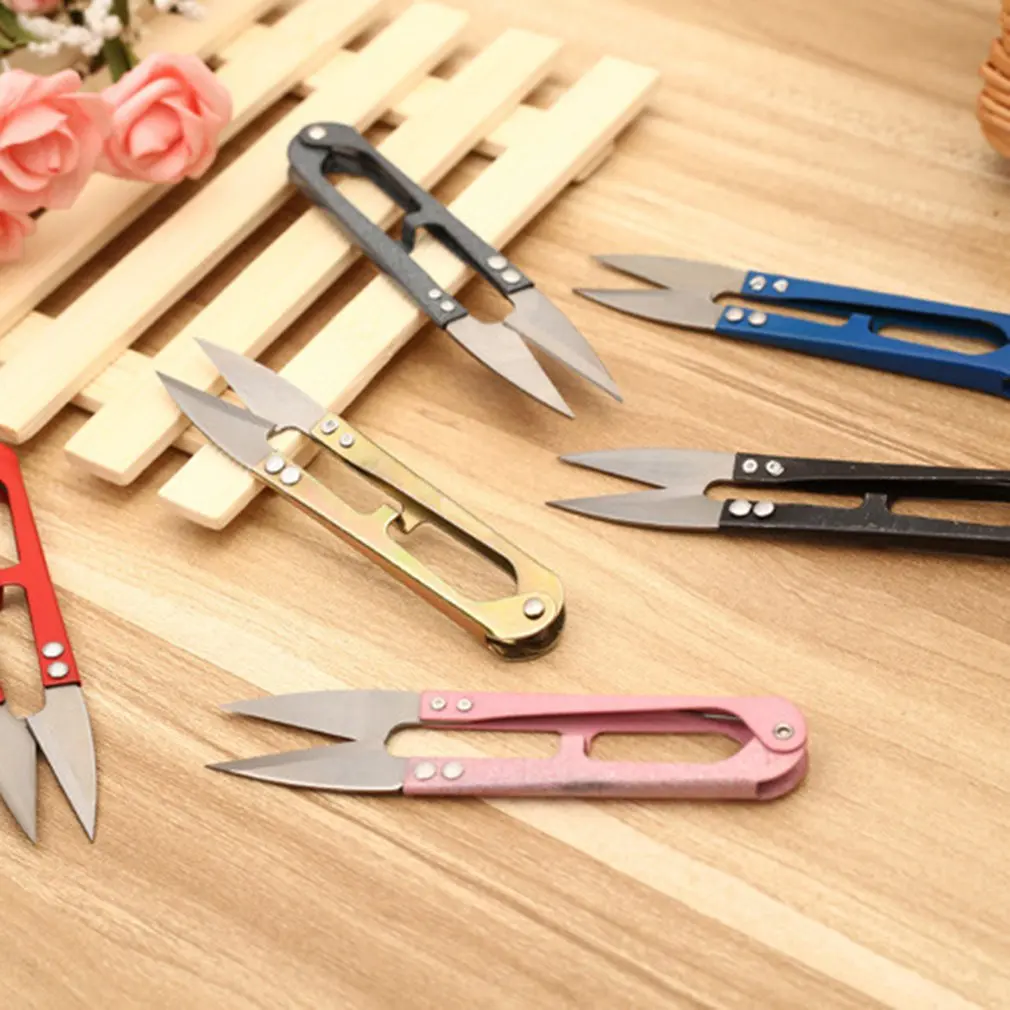 1 шт. U образные ножницы для рыбалки кусачки из нержавеющей стали очень