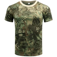 summer loose comfortable mens camo t shirt camouflage army military hunting fishing muscle tops