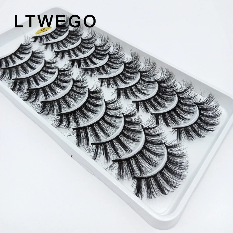 Ресницы Накладные из искусственной норки многоразовые 5/10 пар | Красота и