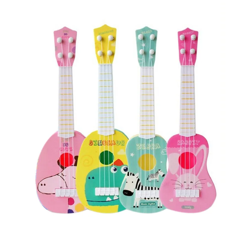 Детский искусственный музыкальный инструмент укулеле маленькая гитара мини