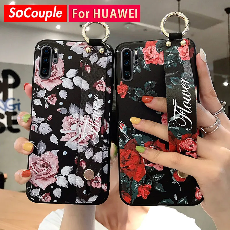 SoCouple чехол на запястье для huawei P20 P30 Pro Lite P10 mate 10 20 Pro 30 Lite Nove 3 3i Honor 20 Pro 10 Чехол-держатель для телефона