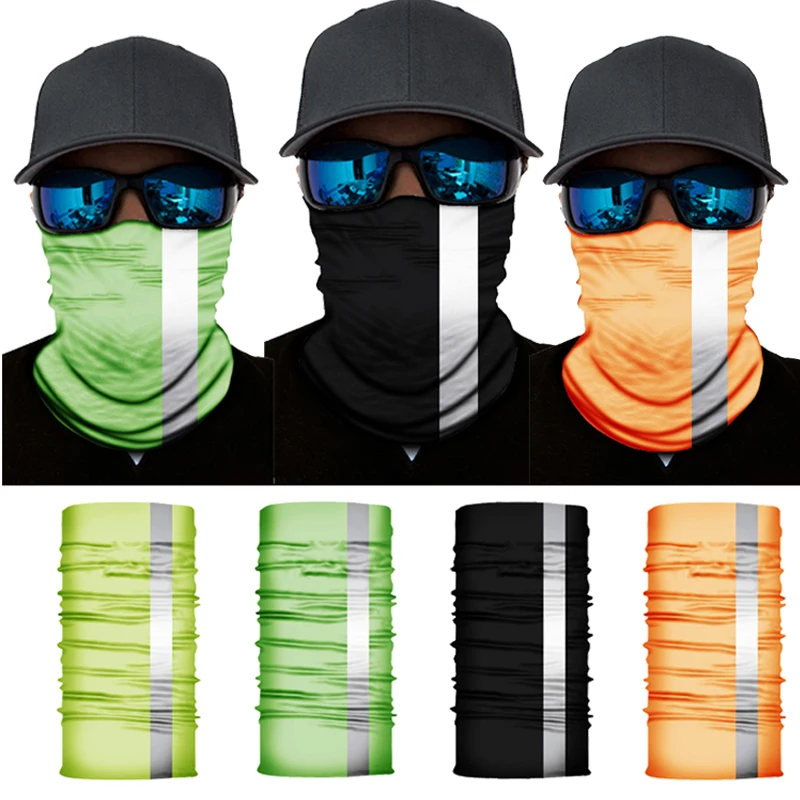 4 шт. светоотражающие банданы повязка на шею голову Велоспорт рыбалка Балаклава
