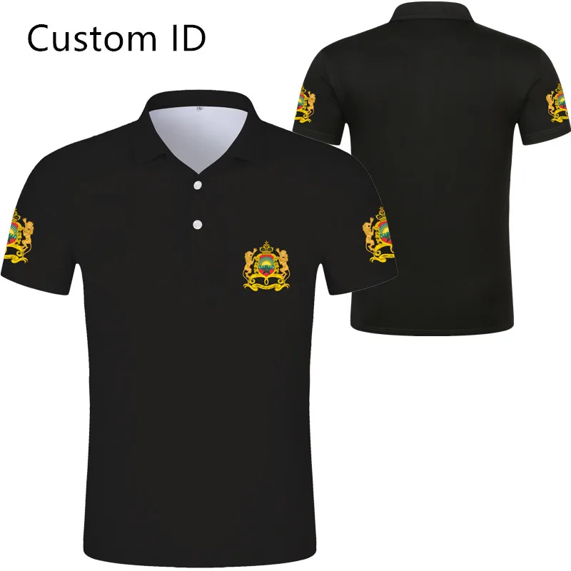 

Kingdom of Arab States 3D clothing Morocco polo shirt DIY free custom name number Mar polo shirt flag Ma men's T-shirt