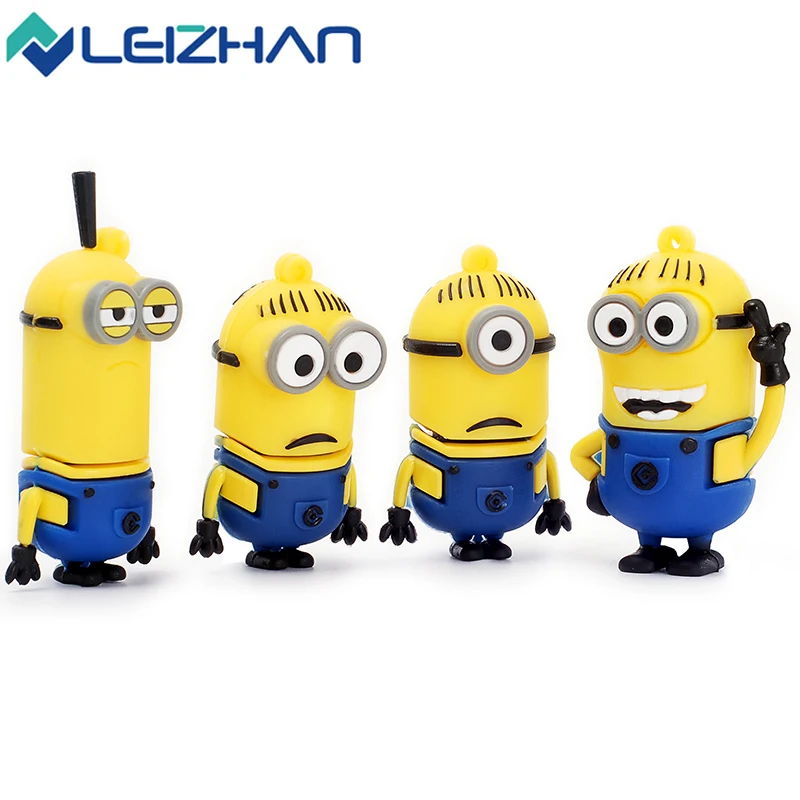 Интересный Миньон usb флеш-накопитель Mark Jerry Phill Tim Cute Cartoon Pendrive с героями