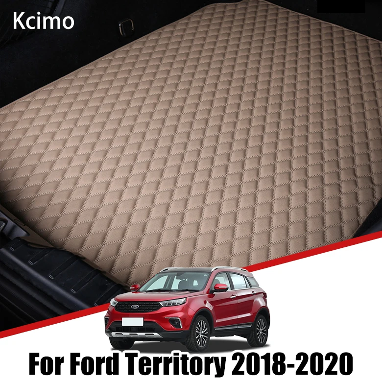 Кожаный коврик для багажника автомобиля Ford территории 2018 2019 2020 2021 EV Коврики