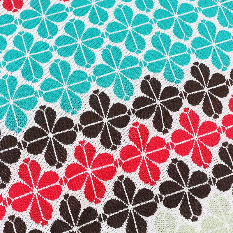 Жаккардовый вязаный пуловер летний свитер Топ 2020 новый с круглым вырезом и