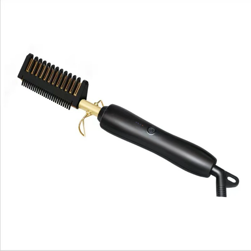 

Hair Straightening Brush Straightener Flat Irons Hot Heating Comb Hair Straight Styler Corrugation Curling Iron Hair Curler Comb