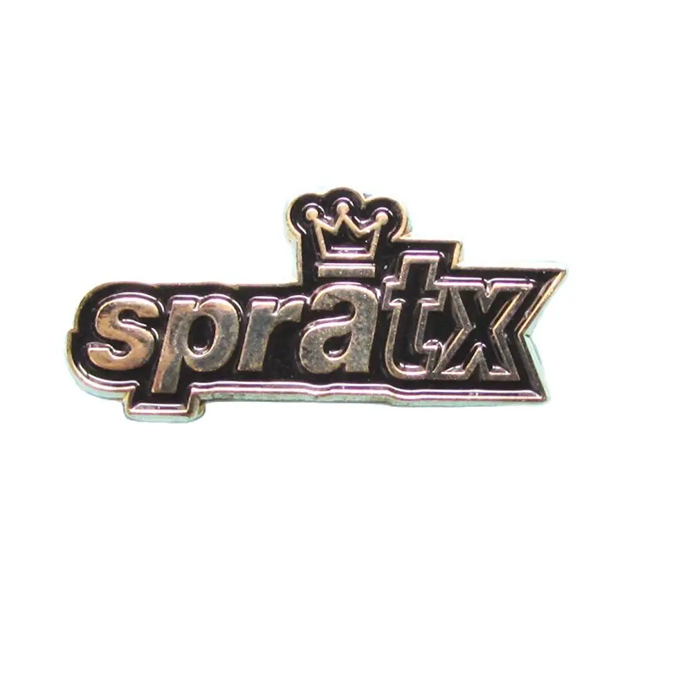 

Custom Metal Black letter soft Enamel Gold Plating Text Logo lapel Pins Badges