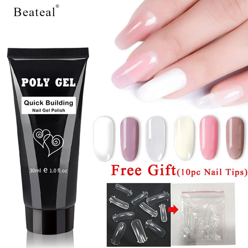 30 мл с украшением в виде кристаллов продлить УФ гель для ногтей расширение