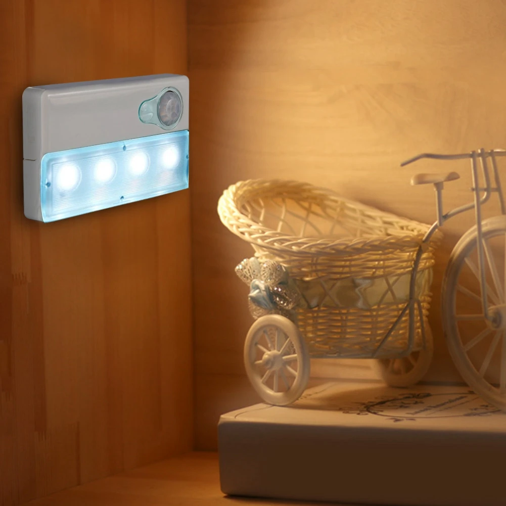 

LED Lighting Human Motion Sensor Light Auto On and Off Night Lamp Suitable for corridor, cupboard, drawer, etc