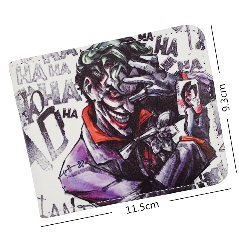 DC Joker кошелек высокого качества HAHAHA PU короткий кошельки для монет|Мужские
