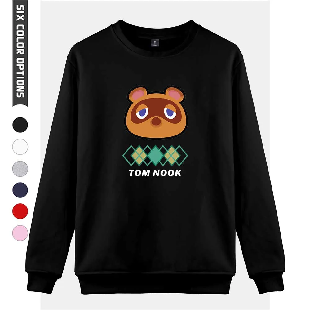

Animal Crossing Sweatshirt Unisex O-Neck Women Men's Outwear Long Sleeve Harajuku Streetwear Fashion Clothes