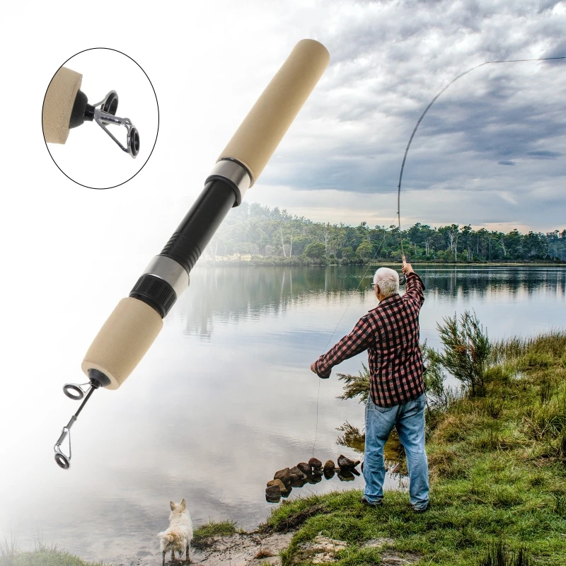 

Карманная мини-удочка для зимней подледной рыбалки, 60 см, 1 шт.