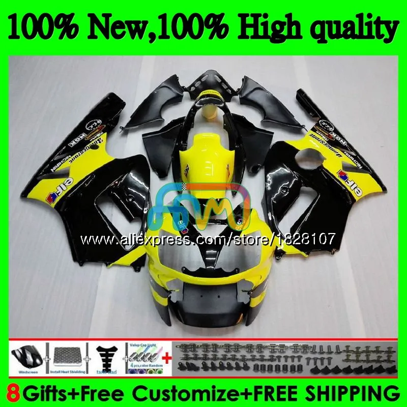 

Injection For KAWASAKI ZX1200 ZX 12R 1200CC ZX-12R 23BS.19 ZX12R 02 03 04 Yellow black 05 06 2002 2003 2004 2005 2006 Fairings