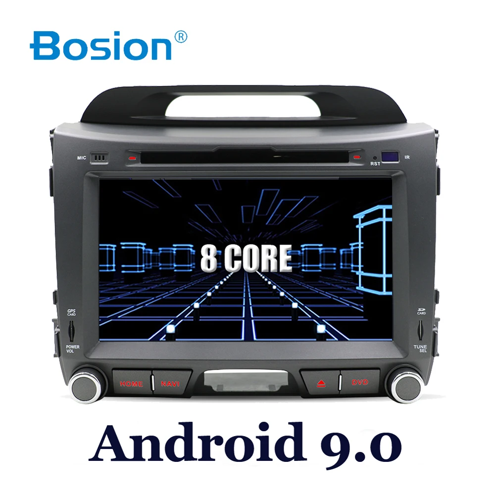 Android 8,1 Восьмиядерный головное устройство Автомобильный dvd-плеер для KIA Sportage R 2011 2012 2013 Gps wifi BT 3g/4g Чистое Радио Bluetooth