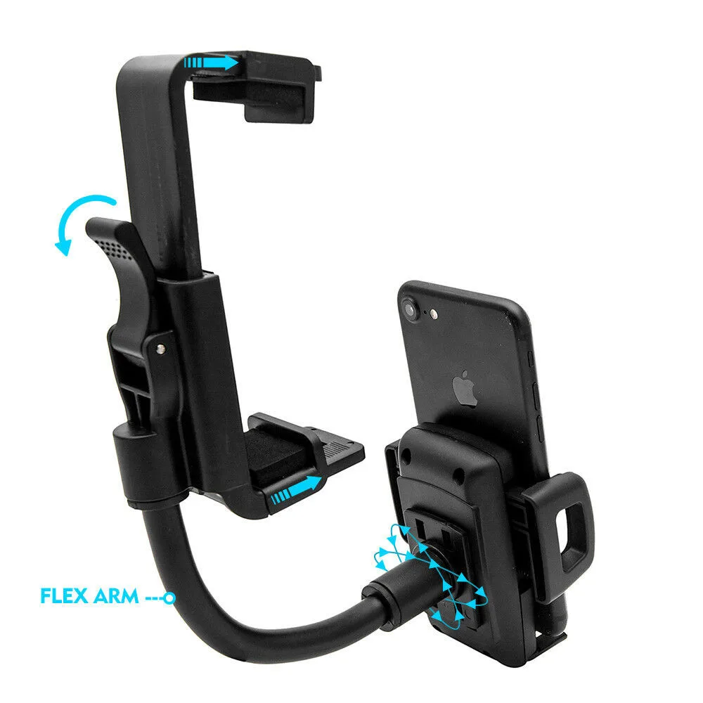 

Support Telephone Interior Accessories Car Rear View Mirror Mount Holder Stand Cradle Bracket For Mobile Phone High Quality