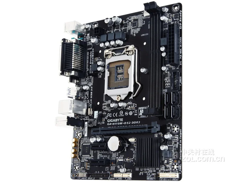 

NEW,GIGABYTE GA-H110M-DS2 Desktop Motherboard H110 LGA 1151 i3 i5 i7 DDR3 32G