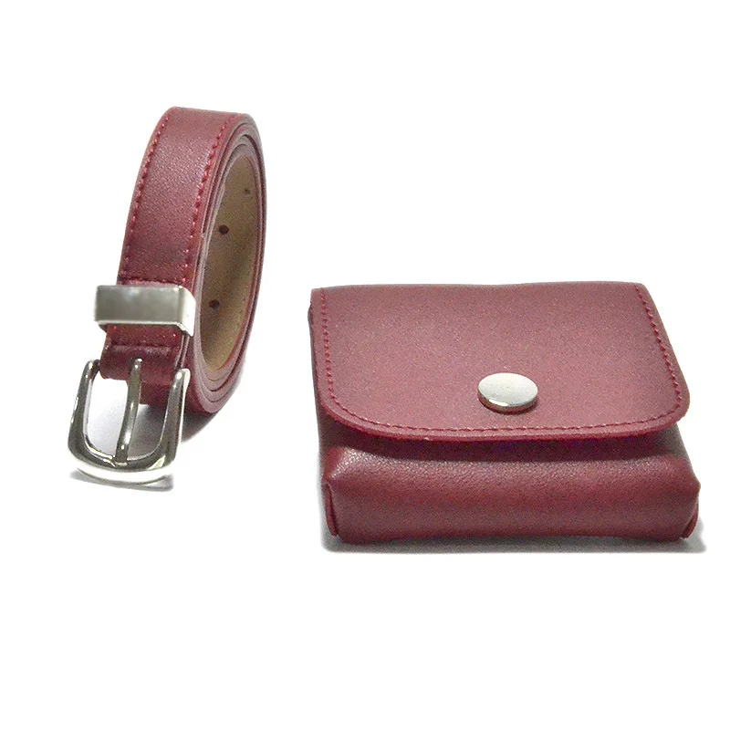 Женская поясная сумка Кожаная модная женская однотонная сумка-мессенджер из