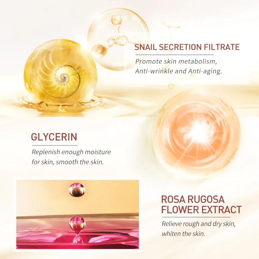 Smear-type Snail Essence Mask Promote Skin Metabolism Anti-wrinkle Anti-aging Nourishing Rejuvenating Sleep 10 Pieces | Красота и