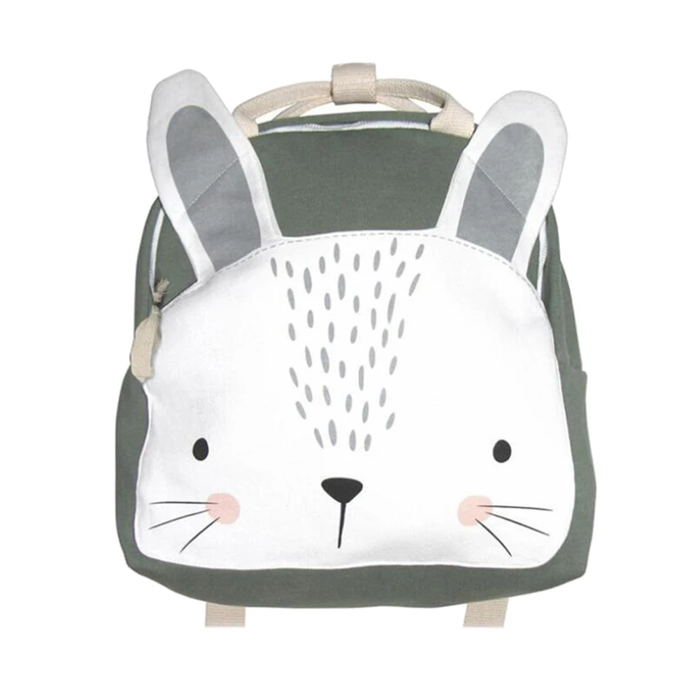 

2020 new fashion Cartoon Monkey Giraffe Tiger Rabbit School Book Bag Backpacks Children Schoolbag