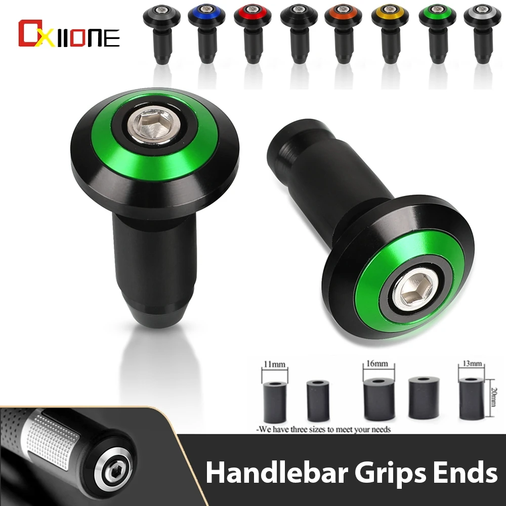 

Motorcycle Handle Bar End Cap Anti Vibration Silder Plug For Kawasaki KX KLX KDX 65 85 100 125 150 250 450 F R S SR D-TRACKER