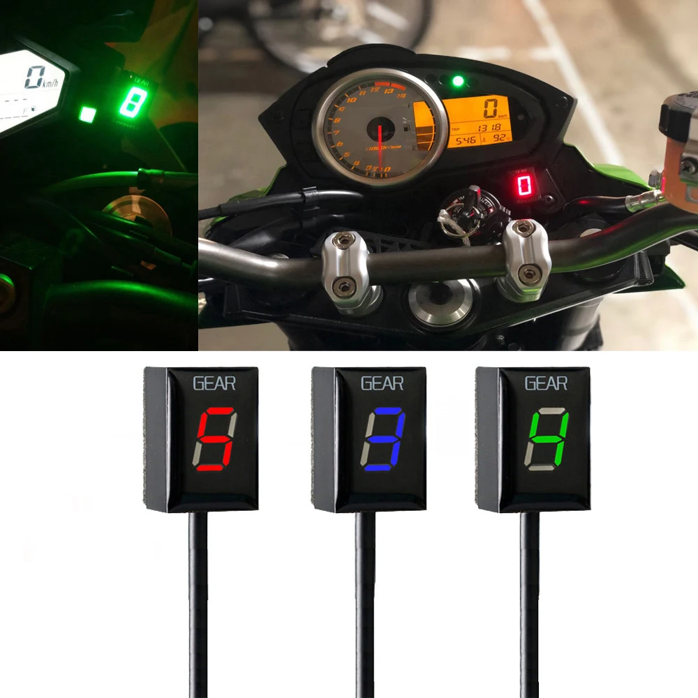 Мотоцикл Ecu прямое Крепление 1-6 скорость шестерни дисплей индикатор для Kawasaki ER6N Ninja 650 Ninja 300 Z750 Z900 Z800 Zx6R Vulcan S