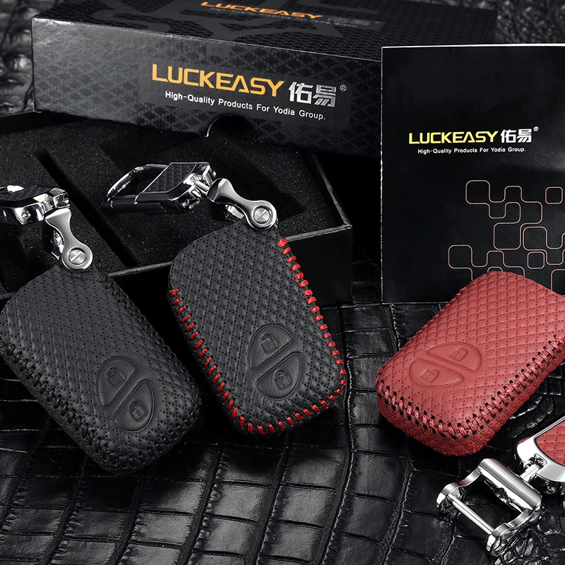 

Leather Key Cover for LEXUS CT 2012 2013 2014 2015 2 button CAR holder case