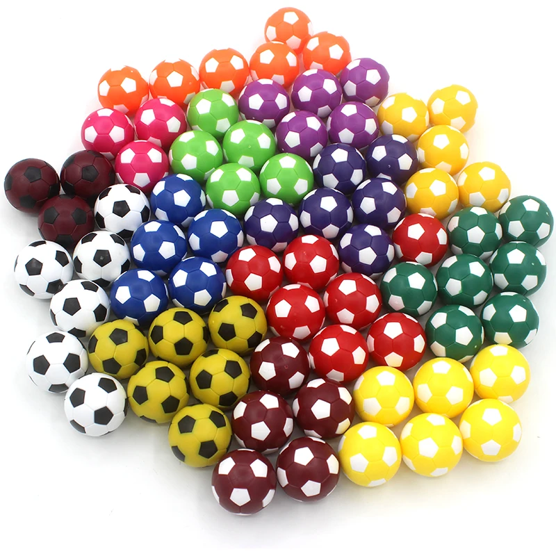 Bolas de futbolín para mesa de fútbol, accesorios de repuesto para minipelota de mesa, 36mm, 10 unids/lote