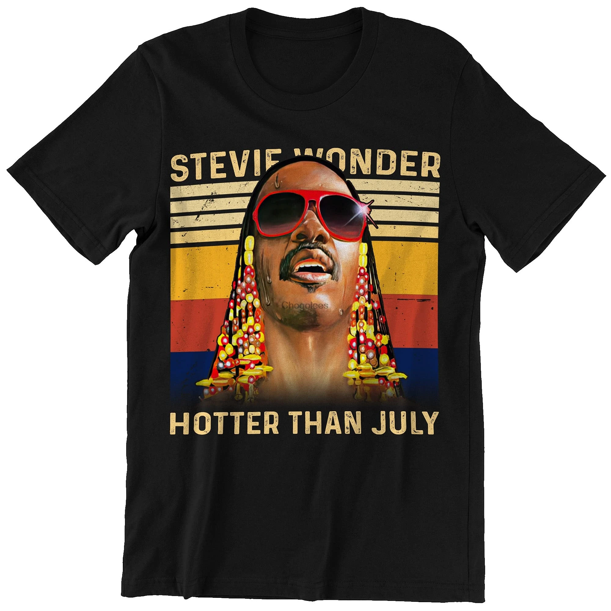 Футболка с принтом звезд города Стиви чудо Горячая чем джуль футболка для мужчин