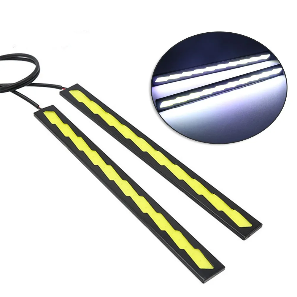

Lamp LED DRL Lights Parts Replacement Fog 1 Pair Strip 12V Universal 17cm