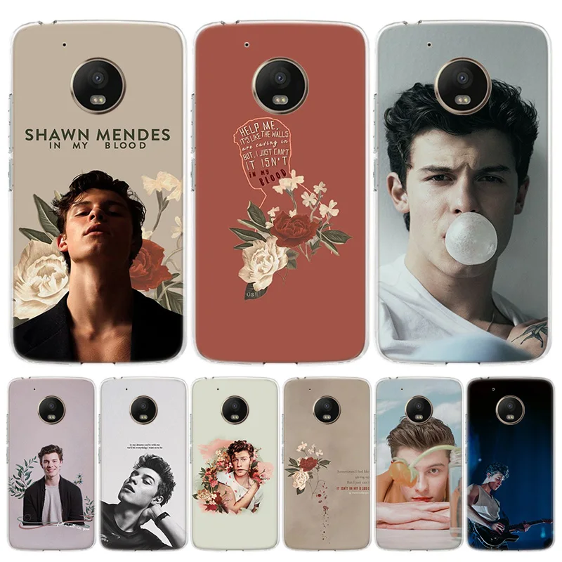 Певец Shawn Mendes 98 крышка чехол для телефона Motorola Moto G8 G7 G6 G5S G5 E6 E5 E4 плюс G4 играть ЕС