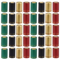 200pcs 33mm red wine sealed cover wine bottle heat shrink capsule shrinkable cap bottle cover bar party accessories