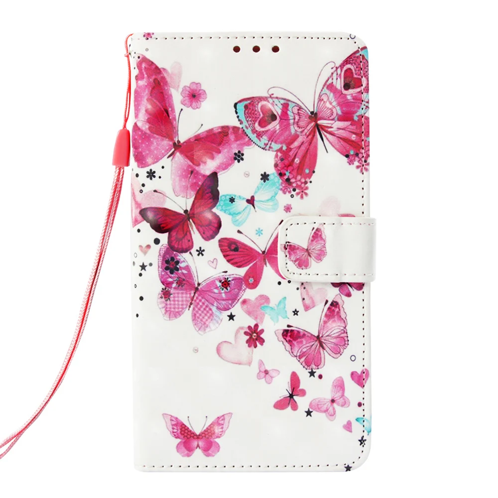 Many-Butterflies Чехол-бумажник чехол для телефона для samsung Galaxy Note 9 8 S9 S8 плюс S7 j3 j5 j7 A3 A5 кожаный флип-чехол-книжка чехол DP03E - Цвет: Many-Butterflies